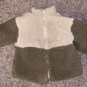 Zara girls Sherpa jacket